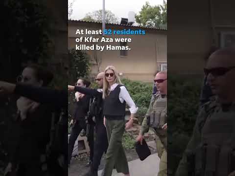 Ivanka Trump and Jared Kushner visit kibbutz attacked during war Shorts