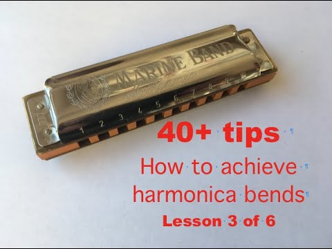 Harmonica bending lesson 3 of 6. Internalisation & Licks that stick.