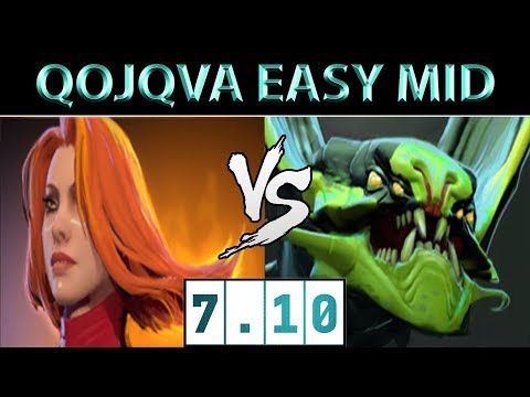 qojqva [Lina] vs [Viper] ► Easy Mid Baby ► Dota 2 7.10