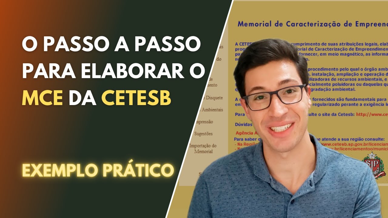 Como elaborar o Memorial de Caracterização do Empreendimento (MCE) | Leia a descrição do vídeo
