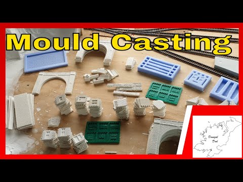 8. Scalecast and Linka Moulds, Casting with Herculite No2 Plaster