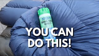 How to wash your DOWN QUILT or SLEEPING BAG the RIGHT WAY | DIY