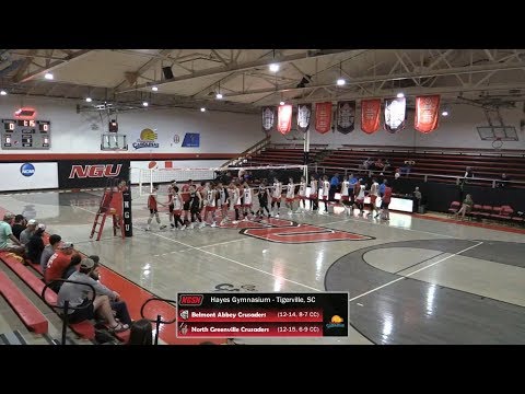 NGU Men's Volleyball 2018 Highlights - North Greenville vs. Belmont Abbey