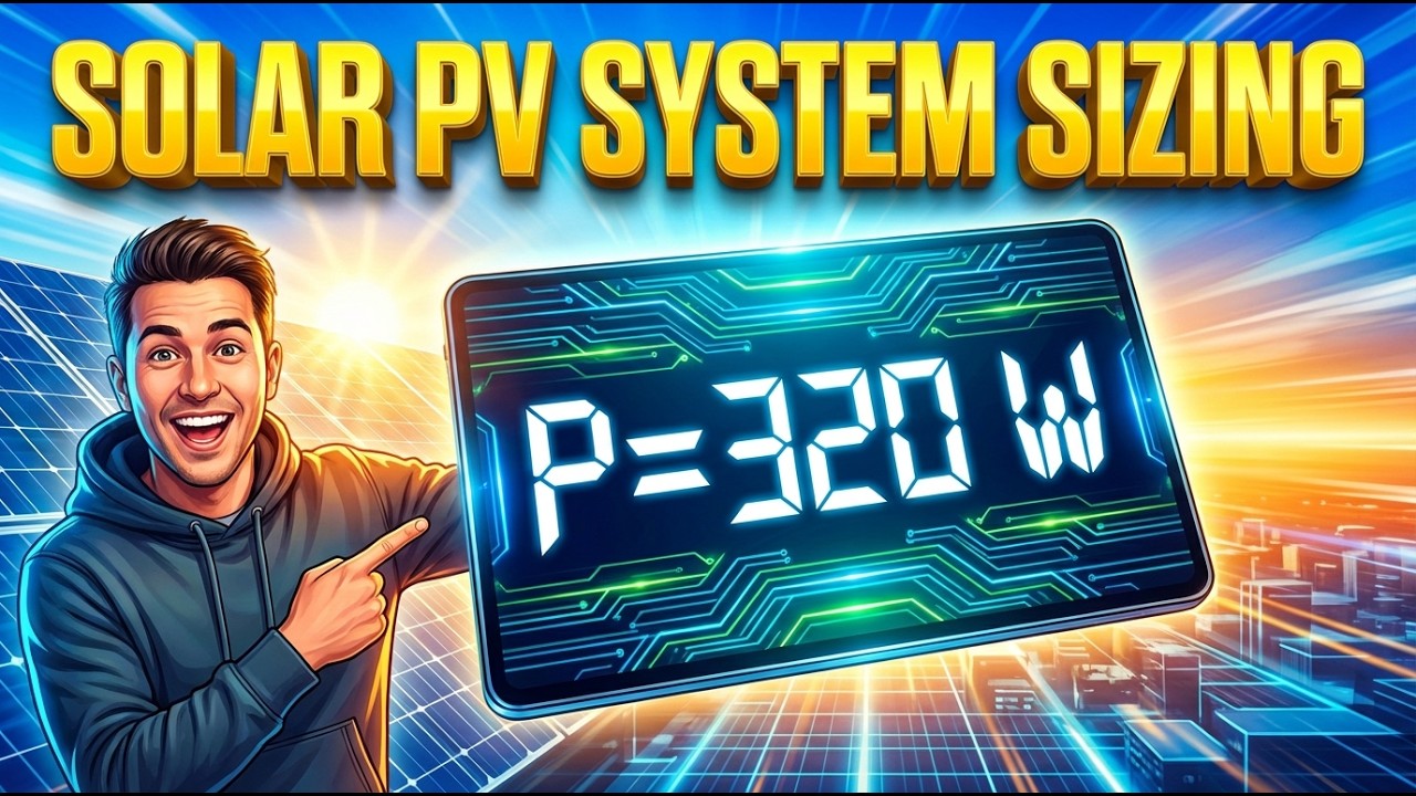 Solar Pv System Sizing Interactive Calculator