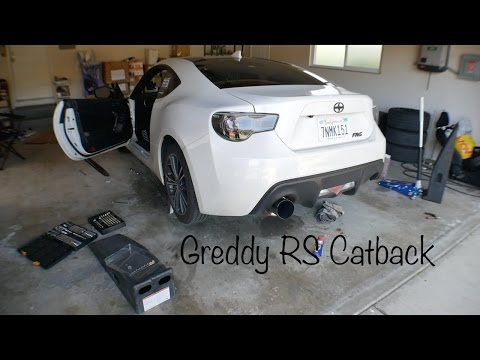 Installing a Greddy RS Exhaust - Scion FRS