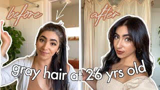 EXPOSING MYSELF | Gray hair and how to cover it, before and after extreme hair transformation