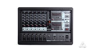 Video thumbnail for EUROPOWER PMP560M 500-Watt 6-Channel Powered Mixer by Behringer