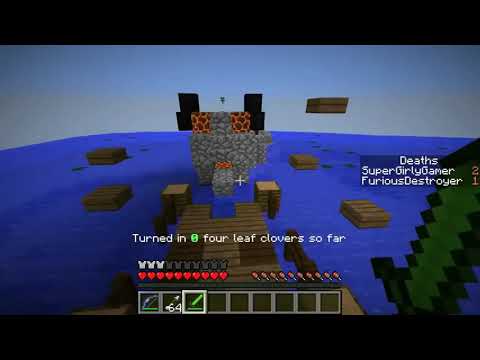 PopularMMOs Pat and Jen Minecraft POT OF GOLD AT THE END OF THE RAINBOW!!   Custom Map