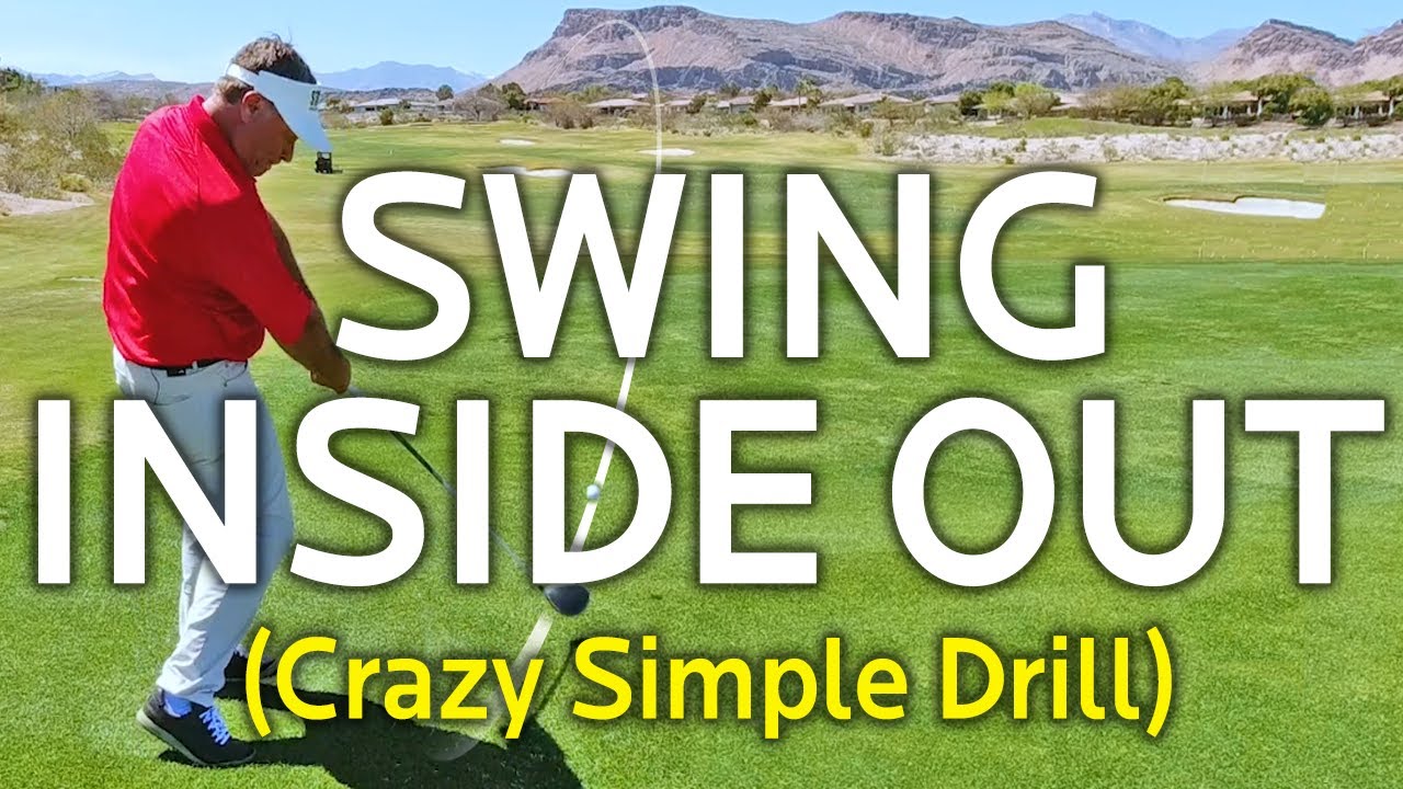 Inside Out Golf Swing Drill (Crazy Simple)