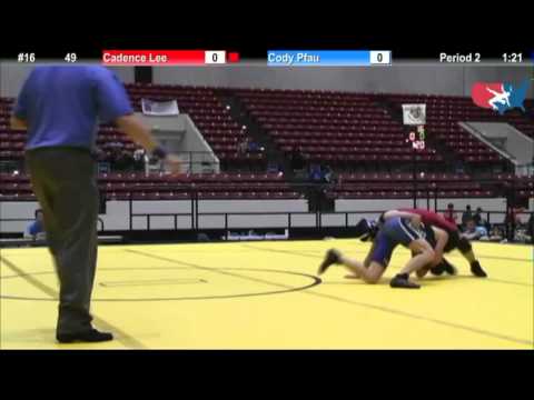 WM 49 KG - WTT Final Match #2 - Cadence Lee (Schultz-Titans) vs. Cody Pfau (CO)