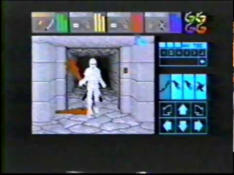 Dungeon Master played on an Atari Mega ST4