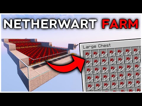 The EASIEST Nether Wart Farm in Minecraft Java 1.21.6 (Tutorial)