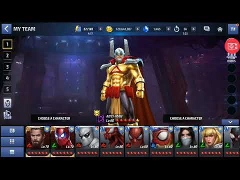Shadowland Solo T1 Anti-Man (Ultimates) vs. Ultron Boss Rumble Floor 5 Marvel Future Fight