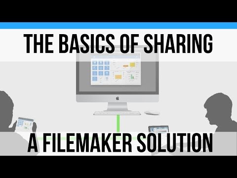 Sharing your Database with Other Devices and Users-FileMaker 16 News-FileMaker 16 Database Sharing