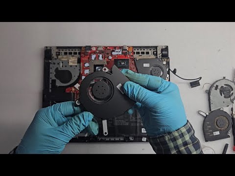 ASUS ROG Strix G G531GT CPU And GPU Fan Replace / Disassembling And Assembling