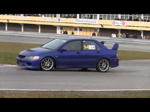 Zbigniew Obłudek - Mitsubishi Evo VIII - SuperOES X El. - Tor Kielce 16-10-2010