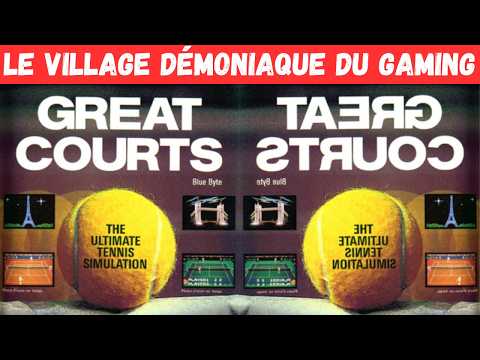 Great courts Amiga format court 1ere raquette des 3 jeux rétro sur le tennis 🕹️#amiga #retrogaming