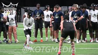 2022 National Combine WR vs DB 1 on 1s - All American Combine in San Antonio