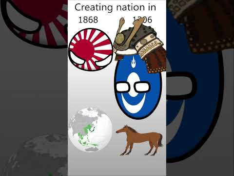 Japanese vs Mongolian Empires - Building Nations #shorts #countryballs #meme