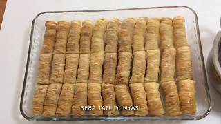 Bütün Püf Noktalarıyla El Açması Hindistan Cevizli Baklava-Bera Tatlidunyasi