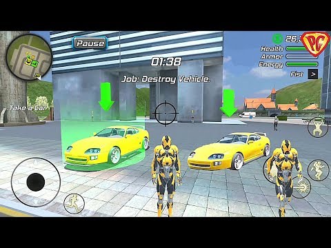 Super Crime Steel War Hero Iron Flying Mech Robot #60 New Missions - New Episode