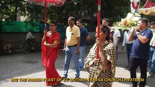 Procession Celebrating the Parish Feast Of St. Mother Teresa Church, I.P.Extn Delhi