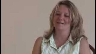 Mom spanks with a wooden spoon.