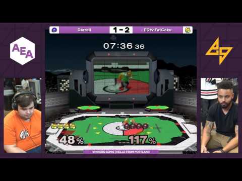 Darrell (Samus) vs. EGtv.FatGoku (Fox) | SSBM LQF | AEA
