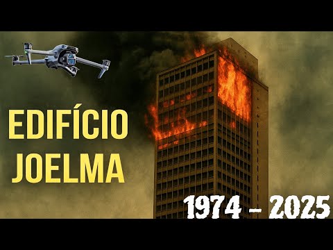 JOELMA BUILDING / 1974 Tragedy - 50 years later seen with Drone!