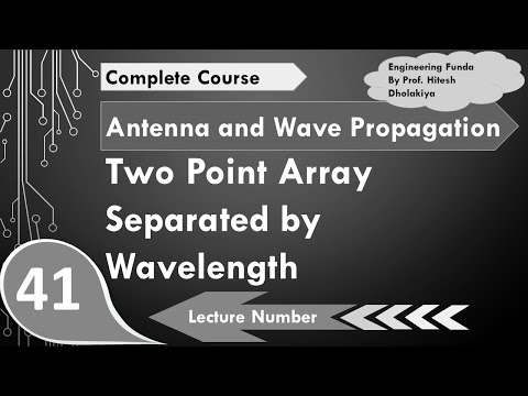 Basics of Antenna Array in Antennas and Wave Propagation by Engineering Funda