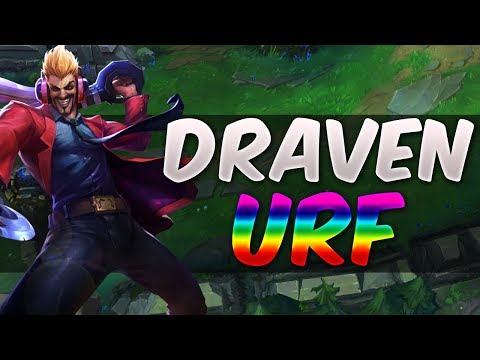 URF 2017 DRAVEN - ULTRA RAPID FIRE ALL RANDOM - ARCADE SUMMONER RIFT