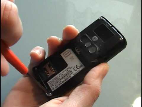 comment ouvrir sony ericsson k530i