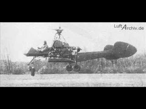 WW2 German Doblhoff  Jet tip Helicopter
