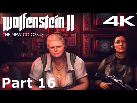WOLFENSTEIN 2 THE NEW COLOSSUS on PS5 Gameplay Walkthrough - Part 16 - 4K - No Commentary
