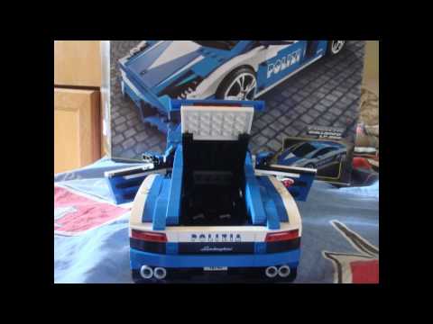 Vidéo LEGO Racers 8214 : Lamborghini Gallardo LP 560-4 Polizia
