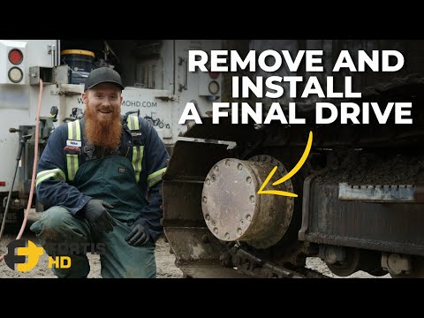 Excavator Final Drive Removal & Installation - STEP BY STEP Guide Featuring TekamoHD