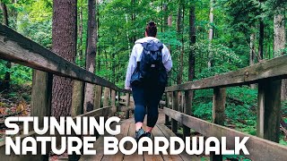Stunning Nature BOARDWALK around a RARE TURQUOISE LAKE | Crawford Lake Conservation Area | Ontario