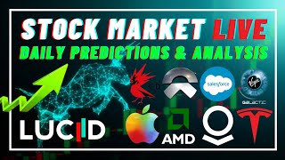 TESLA, NIO, PALANTIR, AMD &amp; MANY MORE PREDICTIONS &amp; ANALYSIS!!🔥🔥🔥|  Stock Market Daily TA LIVE NOW 📈