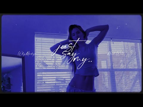 WhyMondays - just say my feat. Mark Will (Official Lyric Visualizer)