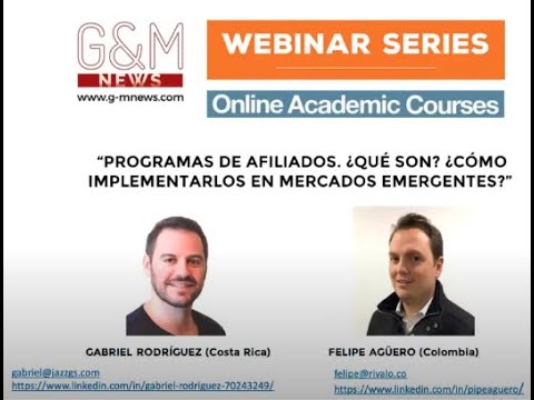 , title : 'G&M News Programas de Afiliados ¿Qué son ? ¿Cómo implementarlos en Mercados Emergentes?'
