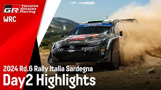 TGR-WRT 2024 Rally Italia Sardegna: Day 2 Highlights