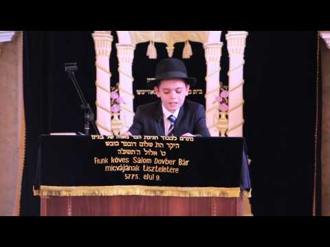 Köves Sálom Dovber Bár micvája 5775. elul 9.