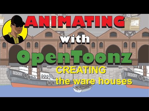 Animating with OpenToonz Tutorial - Creating the ware houses
