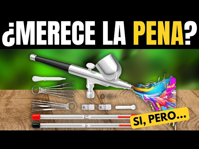 Vídeo relacionado con Oasser Kit Aerógrafo con Compresor Profesional Airbrush 36PSI Doble Acción Juego Pistola Regulación Voltaje Continua Modelos Decoración Tartas Uñas