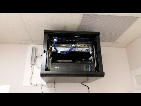 Wall mounting network cabinet
