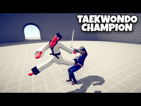 TAEKWONDO CHAMPION VS EVERY UNITS - Totally Accurate Battle Simulator TABS