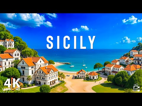Sicily, Italy 4K - Aerial Views of the Most Beautiful Mediterranean Island