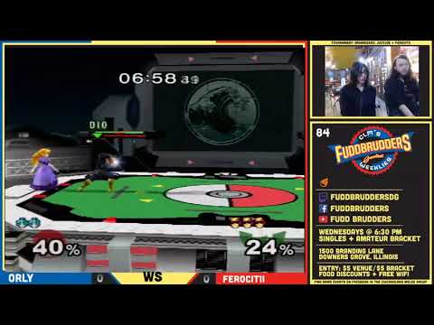 FuddBrudders 84 Orly vs  Ferocitii SSBM Melee Singles