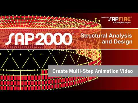 Animation Video trong SAP2000