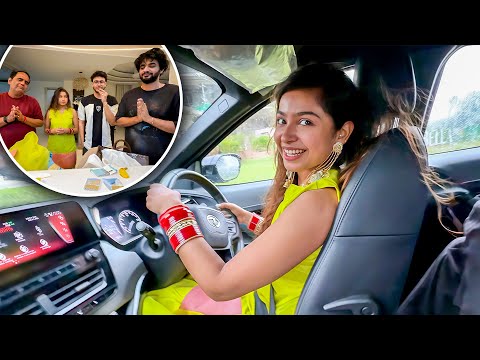 pehli baar Ruchika ne chalai car 